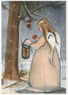 ÁNGEL Navidad Vintage Tarjeta Postal CPSM #PBP591.ES - Angeli
