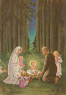 Virgen María Virgen Niño JESÚS Navidad Religión Vintage Tarjeta Postal CPSM #PBP657.ES - Jungfräuliche Marie Und Madona