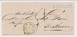St. Oedenrode - Trein Takjestempel Breda - Maastricht 1870 - Cartas & Documentos