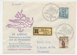 Registered Cover / Postmark Austria 1959 St. Gabriel - Otros & Sin Clasificación