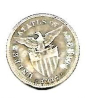 PHILIPPINES  US. Administration  20  Centavos  Eagle  KM170  Année 1917s  Ag. 0.750 - Philippinen