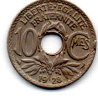 10 Centimes 1928 - 10 Centimes