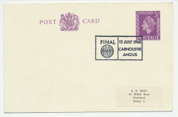 Postcard / Postmark GB / UK 1968 Golf - Final Day - Carnoustie Angus Scotland - Arañas