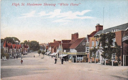 Surrey - High St. Haslemere Showing " White Horse " - Surrey