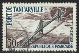 France 1959. Scott #926 (U) Tancarville Bridge  (Complete Issue) - Used Stamps