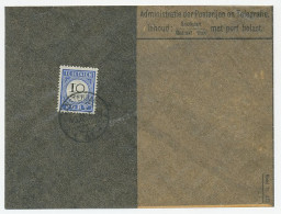 Em. Port 1894 Dienst Envelop Amsterdam  - Unclassified