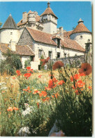 AHUN Le Chateau De VILLEMONTEIX  Les Coquelicots    RR 1260 - Chenerailles