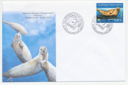 Cover / Postmark France 2002 Seal - Sea Lion - Other & Unclassified