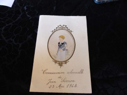 VP-28, Menu De Communion Solennelle , 23 Mai 1948 - Menus