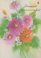 FLEURS Vintage Carte Postale CPSM #PAR178.FR - Flowers
