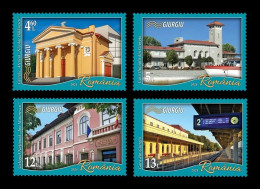 Romania 2024 Mih. 8303/06 Sights Of Giurgiu. Athenaeum. River Station. College. Railway Station MNH ** - Unused Stamps