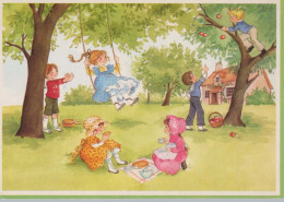 CHILDREN CHILDREN Scene S Landscapes Vintage Postcard CPSM #PBU525.GB - Scènes & Paysages