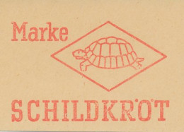 Meter Cut Germany 1963 Turtle - Tortoise - Schildkrot - Sonstige & Ohne Zuordnung