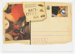 Postal Stationery Poland 2009 Hat - Hatter - Costumes