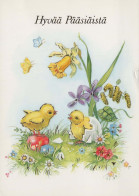 EASTER CHICKEN EGG Vintage Postcard CPSM #PBO652.GB - Ostern