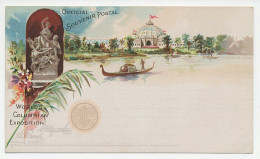 Postal Stationery USA 1893 World S Columbian Exposition - Horticultural Building - Gondola - Andere & Zonder Classificatie