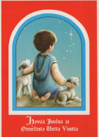 Happy New Year Christmas CHILDREN Vintage Postcard CPSM #PAW659.GB - Nieuwjaar