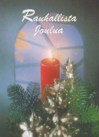 Happy New Year Christmas CANDLE Vintage Postcard CPSM #PAV434.GB - Neujahr