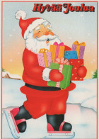 SANTA CLAUS CHRISTMAS Holidays Vintage Postcard CPSM #PAK553.GB - Kerstman