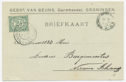 Firma Briefkaart Groningen 1903 - Darmhandel - Zonder Classificatie