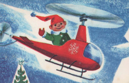Buon Anno Natale GNOME Vintage Cartolina CPA #PKE031.IT - Nieuwjaar