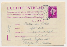 Luchtpostblad G. 2 A Valkenburg - Medan Ned. Indie 1949 - Postwaardestukken