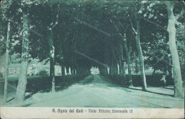 Cs289 Cartolina S.agata Dei Goti Viale Vittorio Emanuele III Benevento 1926 - Benevento