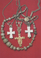 CROSS Cristianesimo Religione Vintage Cartolina CPSM #PBQ236.IT - Altri & Non Classificati