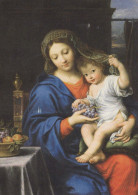 Vergine Maria Madonna Gesù Bambino Religione Vintage Cartolina CPSM #PBQ172.IT - Virgen Mary & Madonnas