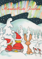 Buon Anno Natale GNOME Vintage Cartolina CPSM #PBL962.IT - New Year