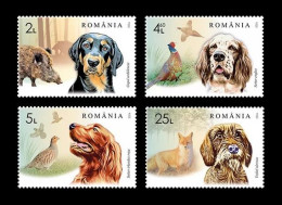 Romania 2024 Mih. 8320/23 Fauna. Hunting Dogs MNH ** - Unused Stamps
