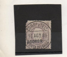 PORTUGAL  ACORES  1871-1879     Y&T: 31  Belle Oblitération (dents Manquantes) - Azoren