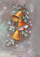 Buon Anno Natale BELL Vintage Cartolina CPSM #PAT435.IT - Nouvel An