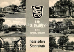 73018407 Bad Salzhausen Kurhaus Cafe Benko Saline Badehaus Haus Eva Barockhaeusc - Sonstige & Ohne Zuordnung