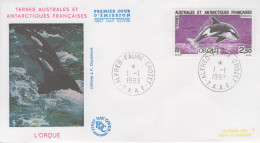 Enveloppe   FDC   1er  Jour   T.A.A.F      L' ORQUE    1993 - FDC