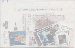 1991 Smom, Annata Completa, Francobolli Nuovi, 24 Valori + 4 Foglietti - MNH** - Malta (Orden Von)