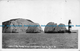 R076790 The Needles Rock And Lighthouse From The Sea. I. W. Nigh - World