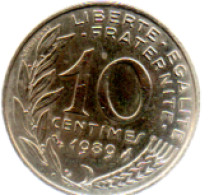 10 Centimes 1989 - 10 Centimes