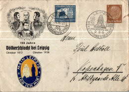 GErmany PTPO Leipzig To Copenhagen Denmark 1813 938 - Covers & Documents