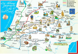 Les Chemins Jacquaires Dans Le Sud Ouest,vers Saint-Jacques De Compotelle - Altri & Non Classificati