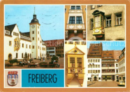 73013700 Freiberg Sachsen Rathaus Obermarkt Meissner Gasse Rathaus Erker Buerger - Freiberg (Sachsen)