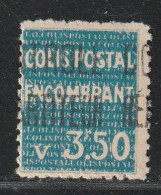 ALGERIE - COLIS POSTAUX - N°40 * (1935-38) 3f50 Bleu - Parcel Post