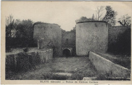 BLAYE   RUINES DU CHATEAU CARIBERT - Blaye