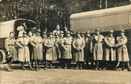 CARTE PHOTO GROUPES DE MILITAIRES A IDENTIFIER - Personnages