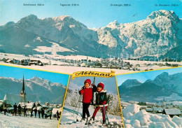 73012324 Abtenau Winter Skilift Panorama Tennengebirge Abtenau - Andere & Zonder Classificatie