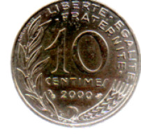 10 Centimes 2000 - 10 Centimes