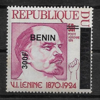 Benin 2008 Lenin Overprint RARE Stamp VF (**) MNH - Lénine