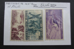 MARTINIQUE POSTE AERIENNE N°13 à 15 NEUF** TB COTE 84 EUROS  VOIR SCANS - Airmail