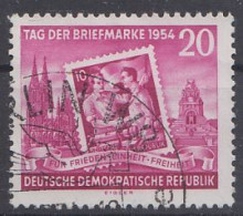 DDR Mi 445A  - Tag Der Briefmarke 1954 - Kölner Dom - Völkerschlachtdenkmal - Used Stamps