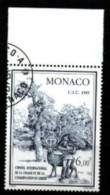 MONACO    -  1995 .   Y&T N° 1994 Oblitéré . Saint-Hubert, Patron Des Chasseurs - Used Stamps